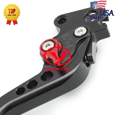 Черный гоночный тормозной рычаг с коротким сцеплением для Yamaha YZ80 1987-1996 YZ125 1985-1988 - Изображение 1 из 4