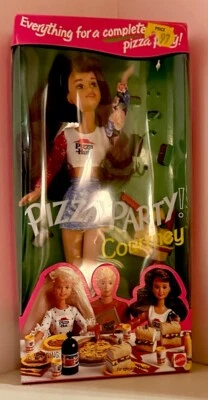 Barbie Pizza Party COURTNEY Pizza Hut Muñeca Set #12943 Mattel 1994 Nuevo en caja Sellado Foto 1 de 4