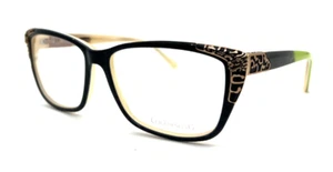 NEW COCO SONG TRAVEL MIND CV136 PEACH/GOLD DECOR AUTHENTIC EYEGLASSES 55-15 - Picture 1 of 4