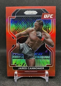 2022 Panini Prizm UFC JARED CANNONIER #155 RED Prizm /299 Middleweight SP - Picture 1 of 3
