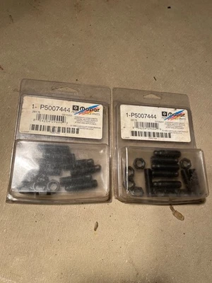 NOS MOPAR PERFORMANCE 426 HEMI ROCKER ARM SCREWS & LOCK NUTS PART# P5007444 - Image 1 of 3