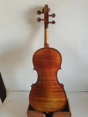 4/4 Violín Guarneri Modelo 1 PC Arce Llamado Parte Superior Abeto Tallado a Mano K0208 Foto 1 de 4