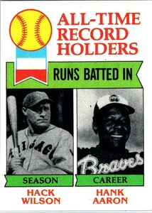 1979 Topps #412 All-Time RBI Leaders HOFers Hank Aaron NM OR BETTER - Picture 1 of 2