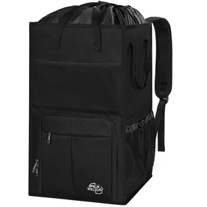 Laundry Backpack Bag, Extra Large 2 in 1 Laundry Hamper Basket with Shoulder ... - Picture 1 of 7