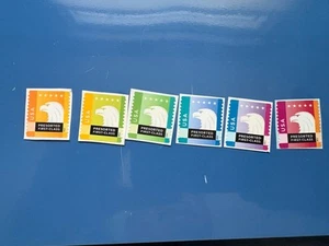 US Stamps-2012 Set Of 6-25c USED/Spectrum Eagle Scott#4585-90 - Picture 1 of 3