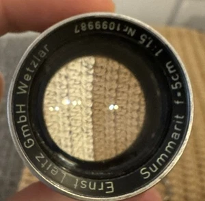 Leica Summarit 5cm F1.5 LTM w/ Original Front Cap - Picture 1 of 6