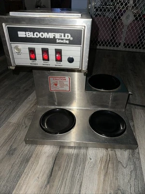Cafetera de goteo comercial Bloomfield Koffee King 8571 acero inoxidable 3 quemadores Foto 1 de 3