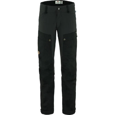 Pantalones de senderismo Fjallraven Keb para hombre, negro-gris piedra, 52, regular Foto 1 de 2