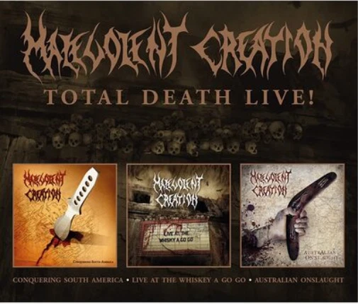 Malevolent Creation Total Live Death! (CD) Box Set (US IMPORT) - Image 1 of 1