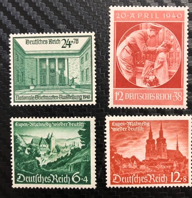 Germany 1940 Mi. 74,6744, 748,749 MHN/** OG - Image 1 of 2