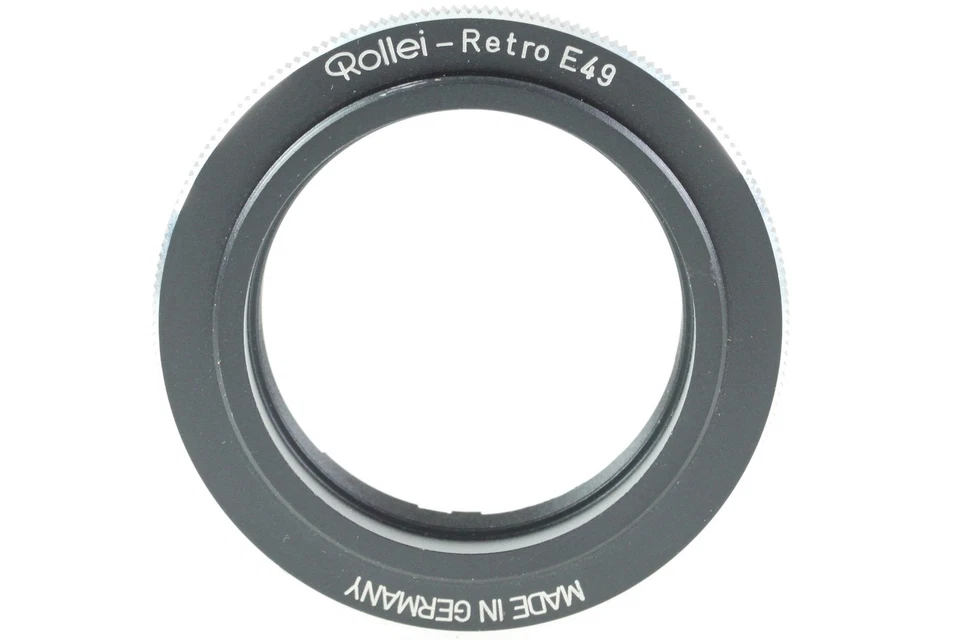 Rollei - Adaptador Retro E49 Adaptador Lente Adaptador Rolleiflex SL 35 Foto 1 de 1
