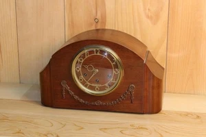 Antike Seth Thomas Deco Stil Westminster Glockenspiel Uhr ~ läuft und läutet gut ~ - Bild 1 von 17