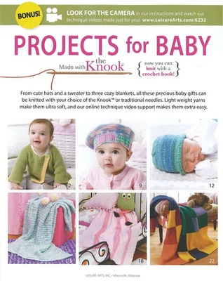 Leisure Arts Projects For Baby Made with Knook Knitting Book - Image 1 of 3