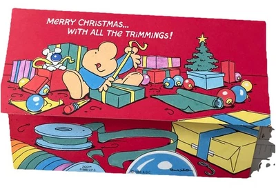 Tarjetas de Navidad Ziggy 1988 vintage nuevas en paquete 34 sobres auto plegables Foto 1 de 3