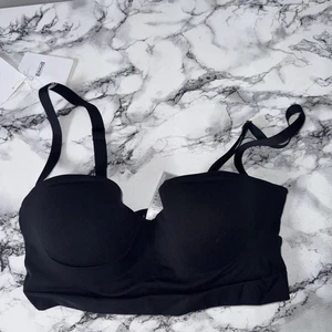 Wolford Seamless Swimbra Bandeau L/B Cup Black - Picture 1 of 3