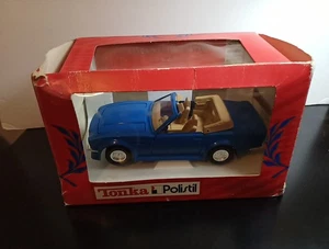1/25 TONKA POLISTIL ASTON MARTIN VANTAGE BLUE READ - Picture 1 of 6