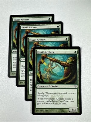 [X4] Ezuri's Archers - NM/MINT Regular #120 Scars of Mirrodin Playset MTG - Image 1 of 2