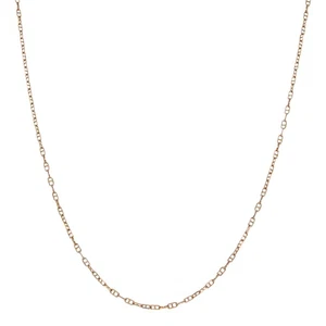 Pre-Owned 9ct Yellow Gold 25" Anchor Link Twist Chain Necklace 635mm(25") 9ct... - Picture 1 of 1