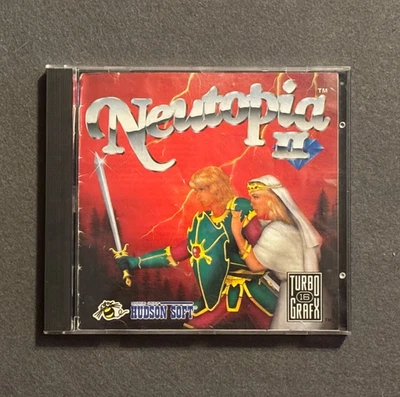 Neutopia II,  Hudson Soft. (TurboGrafx-16, 1992) Complete in Case.  - Image 1 of 4