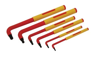 Vde Hex Allen Key Set 1000 Volt Insulated 2.5mm,3mm,4mm,5mm,6mm & 8mm - Picture 1 of 4