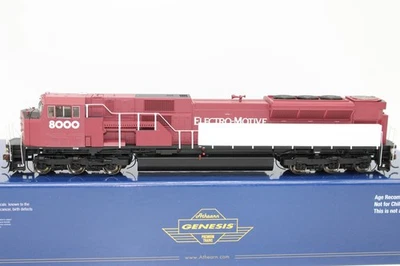 Athearn Genesis HO Scale EMD Demonstrator SD80MAC Diesel Locomotive #8000 NOS - Image 1 of 4