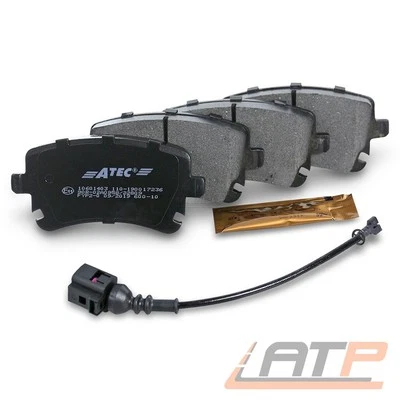 SATZ BREMSBELÄGE BREMSKLÖTZE + VWK HINTEN FÜR VW TRANSPORTER MULTIVAN BUS T5 T6 - Bild 1 von 4