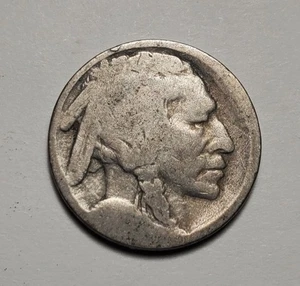 1913 ? TYPE 1 BUFFALO NICKEL #C9897 - Picture 1 of 2