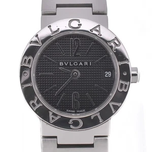 BVLGARI Bulgari Bulgari BB23SS black Dial Quartz Ladies Watch A#141385 - Picture 1 of 8