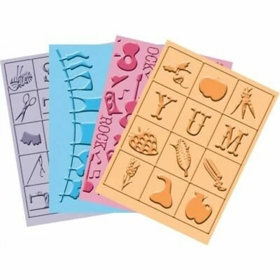 Cricut Cuttlebug COUNTRY LIFE 4 Embossing Folders BRAND NEW - Image 1 of 2