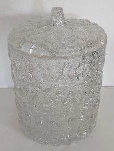 vintage Ice Glas Bowle Topf - 1960s - schwerer Bowletopf - Bild 1 von 7