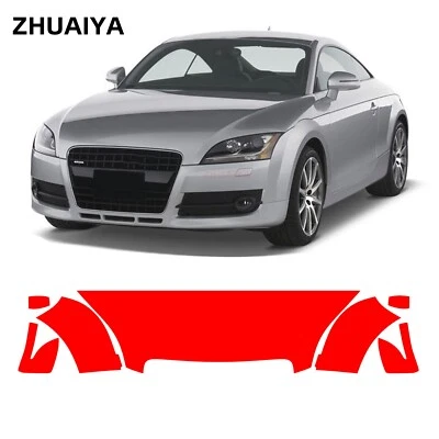 Película de protección de pintura PPF para capó parcial + guardabarros para Audi TT 2008-2010 Foto 1 de 4