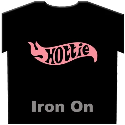 Hottie Iron-On Heat Transfer Decal - Image 1 of 2