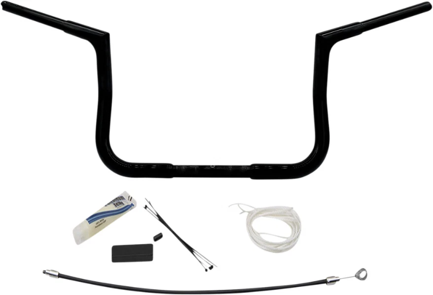 FBI Fat Baggers 1-1/4 Negro 10 EZ Instalación Manillar Superior Plano Harley Batwing 9... Foto 1 de 1