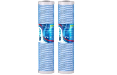 5 Micron 4.5" x 20" CTO20BB-CQB Whole House Water Filter Upgraded Coconut Shell - Image 1 of 4