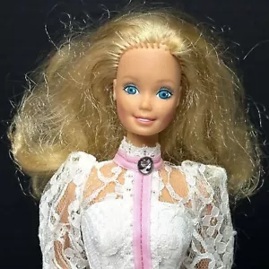 Vintage 1982 Angel Face Barbie Doll Superstar Era Original Dress Mattel Blonde - Picture 1 of 15