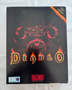 Diablo PC CD-ROM Big Box Vintage Game Blizzard Entertainment 1996 - Picture 1 of 5