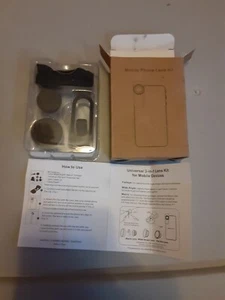 Universal 3 In 1 Lens Kit For Mobile Devices - Photo 1 sur 1