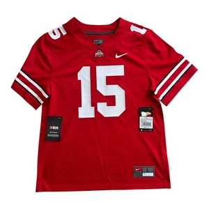 Neu mit Etikett Nike Ohio State Buckeyes Jugend Large Trikot #15 Zeke rot OSU Kinder Jungen - Bild 1 von 2