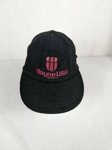 Merkley Kopfbedeckung Boyne USA Michigan Wolle Baseball Mütze Kappe Ohrenklappen Strapback - Bild 1 von 9
