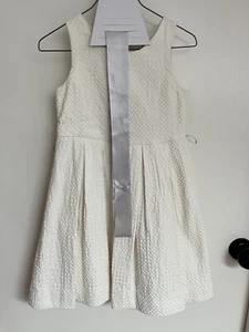 Bailey Boys Classic ivory dress w/ silver size ribbon sash tie sz 5t made in USA - Picture 1 of 5