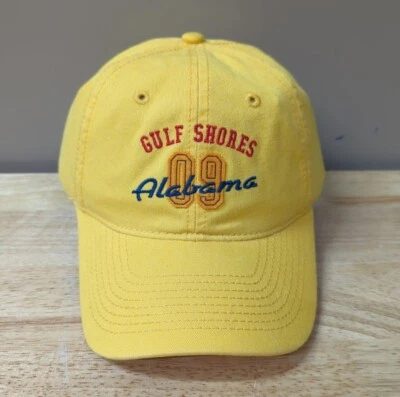 Gulf Shores Alabama Adjustable Yellow Color Hat - Image 1 of 4