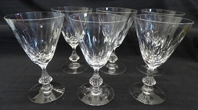 Duncan & Miller Willow Set of 6 Water Goblets 6 1/4" - Image 1 of 4