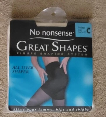 SIN TONTERÍAS GRANDES FORMAS Pantimedias Precioso Marfil Figura Modeladora Hosery Nuevo Foto 1 de 3