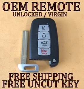 OEM KIA SORENTO BORREGO SMART KEY PROXIMITY REMOTE FOB TRANSMITTER SY5HMFNA04 - Picture 1 of 3