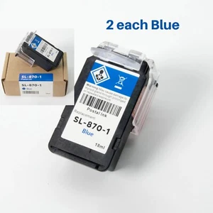 2 cartucho de tinta azul PB SL-870-1Pitney Bowes® medidor de franqueo SendPro® estación de correo - Imagen 1 de 12