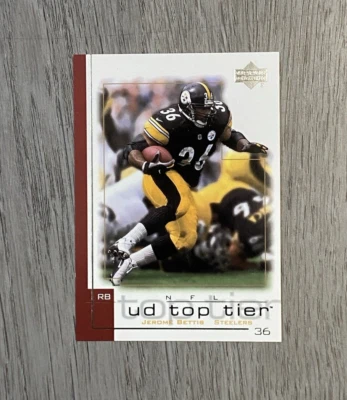 2001 NFL UD Top Tier | Jerome Bettis | #134 | Pittsburgh Steelers - Image 1 of 4