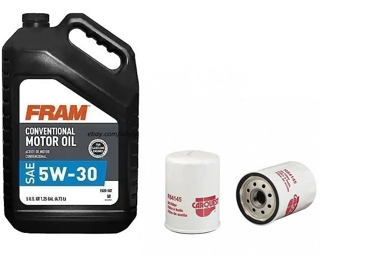 CARQUEST R84145 Engine Oil Filter & 5 Quarts Fram 5W30 Conventional Motor Oil - Image 1 of 1
