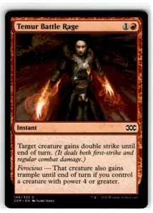 Magic The Gathering Temur Battle Rage común ligeramente jugado Magic The Gathering - Imagen 1 de 2