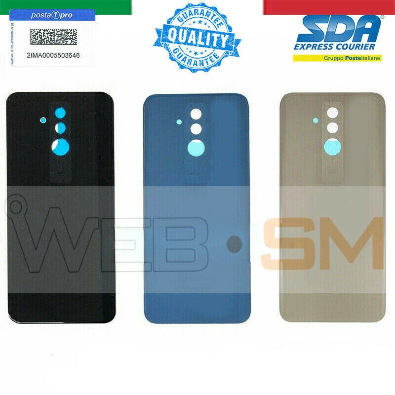 VETRO BACK COVER SCOCCA POSTERIORE PER HUAWEI MATE 20 LITE SNE-LX1 SNE-AL00