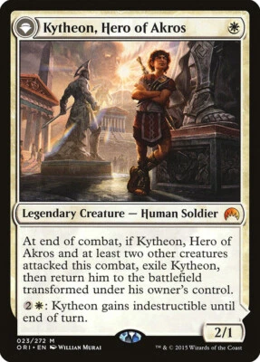 MTG Kytheon, Hero of Akros  Gideon BattleForged  - Magic Origins #23 - Image 1 of 2